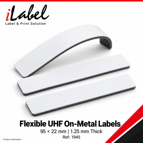 UHF Flexible RFID tag ,label On-Metal, 95mmx22mm, Thickness 1.25MM